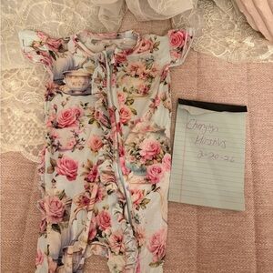 Floral Kids Pajamas Nightgown